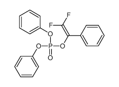 (2,2-difluoro-1-phenylethenyl) diphenyl phosphate Structure