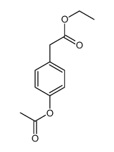 ethyl 2-(4-acetyloxyphenyl)acetate Structure