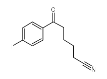 6-(4-iodophenyl)-6-oxohexanenitrile Structure