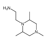 1-Piperazineethanamine,2,4,6-trimethyl-(9CI)结构式