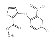 methyl 3-(4-chloro-2-nitrophenoxy)thiophene-2-carboxylate picture