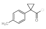 1-(4-Methylphenyl)cyclopropanecarbonyl chloride结构式