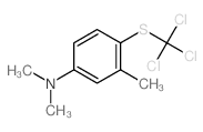 N,N,3-trimethyl-4-(trichloromethylsulfanyl)aniline Structure