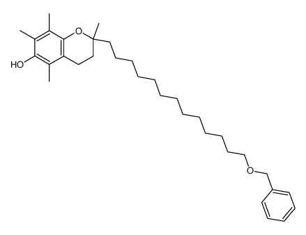 2-(13-(benzyloxy)tridecyl)-2,5,7,8-tetramethyl-3,4-dihydro-2H-chromen-6-ol Structure