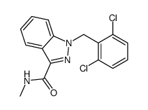 1-[(2,6-dichlorophenyl)methyl]-N-methylindazole-3-carboxamide结构式