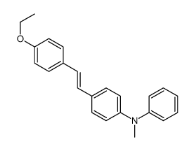 4-[2-(4-ethoxyphenyl)ethenyl]-N-methyl-N-phenylaniline Structure
