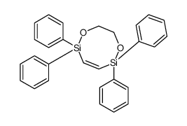 2,2,5,5-tetraphenyl-7,8-dihydro-1,6,2,5-dioxadisilocine结构式