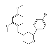 (2S)-2-(4-bromophenyl)-4-[(2,4-dimethoxyphenyl)methyl]morpholine Structure