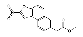 methyl 2-(2-nitrobenzo[e][1]benzofuran-7-yl)acetate结构式