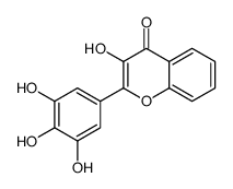 3-hydroxy-2-(3,4,5-trihydroxyphenyl)chromen-4-one Structure