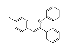 1-methyl-4-(2-phenyl-2-phenylselanylethenyl)benzene结构式