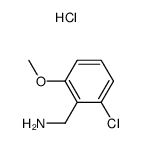 2-chloro-6-methoxybenzylamine hydrochloride Structure