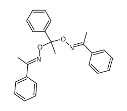1,1-Bis(acetophenoneoximino)-1-phenylethane结构式