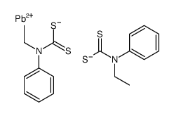 lead(2+) ethylphenyldithiocarbamate structure