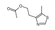 2-(5-methylthiazol-4-yl)ethyl acetate结构式