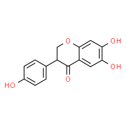 6,7,4'-trihydroxyisoflavanone结构式