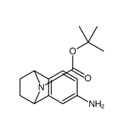 2-Methyl-2-propanyl (1R,8S)-4-amino-11-azatricyclo[6.2.1.02,7]undeca-2,4,6-triene-11-carboxylate结构式