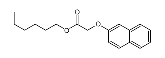 hexyl 2-naphthalen-2-yloxyacetate结构式