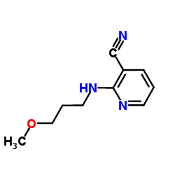 2-[(3-methoxypropyl)amino]pyridine-3-carbonitrile Structure