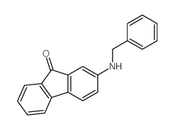 2-(benzylamino)fluoren-9-one Structure