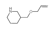 3-(prop-2-enoxymethyl)piperidine Structure