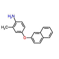 2-Methyl-4-(2-naphthyloxy)aniline结构式