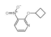 2-cyclobutyloxy-3-nitropyridine结构式