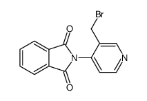3-Bromomethyl-4-phthalimido-pyridine Structure