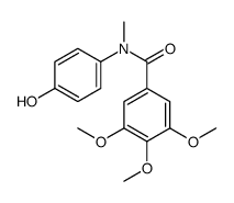 N-(4-hydroxyphenyl)-3,4,5-trimethoxy-N-methylbenzamide结构式