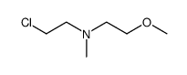2-chloro-N-methyl-N-(2-methoxyethyl)ethylamine Structure