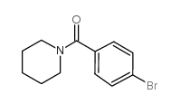 1-(4-溴苯甲酰基)哌啶结构式