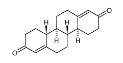 D-homo-gona-4,13(17a)-diene-3,17-dione Structure