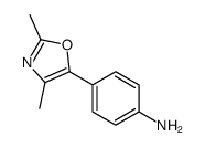 4-(2,4-dimethyl-1,3-oxazol-5-yl)aniline Structure