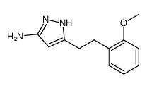 5-[2-(2-methoxyphenyl)ethyl]-1H-pyrazol-3-amine结构式