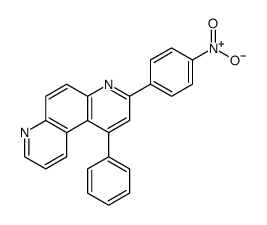 3-(4-nitrophenyl)-1-phenyl-4,7-phenanthroline结构式