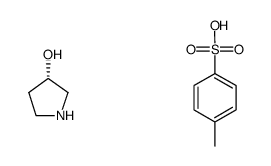 (3S)-pyrrolidin-3-ol 4-methylbenzenesulfonate Structure