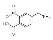 4-CARBOXY-3-NITROBENZYLAMINE结构式