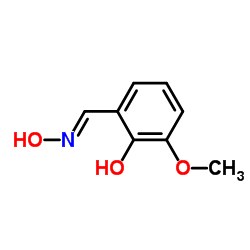 2-HYDROXY-3-METHOXYBENZALDEHYDE OXIME Structure