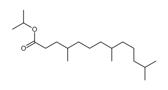 propan-2-yl 4,8,12-trimethyltridecanoate结构式