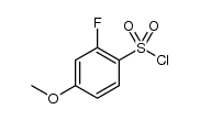 2-Fluoro-4-Methoxybenzenesulfonyl Chloride structure