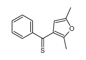 (2,5-dimethylfuran-3-yl)-phenylmethanethione结构式