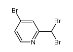 4-bromo-2-dibromomethylpyridine结构式