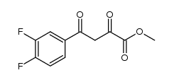 methyl 4-(3,4-difluorophenyl)-2,4-dioxobutanoate Structure