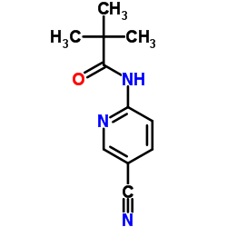 N-(5-Cyano-2-pyridinyl)-2,2-dimethylpropanamide结构式