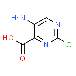 5-Amino-2-chloropyrimidine-4-carboxylic acid Structure