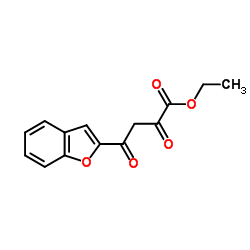 Ethyl 4-(1-benzofuran-2-yl)-2,4-dioxobutanoate Structure