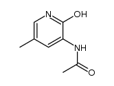 N-(2-hydroxy-5-methyl-[3]pyridyl)-acetamide结构式