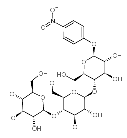 p-Nitrophenyl β-D-Cellotrioside structure