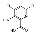 3-Amino-4,6-dichloropicolinic acid structure