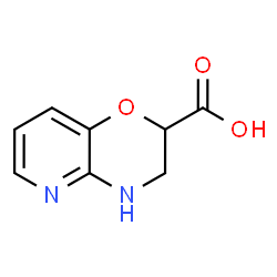 3,4-Dihydro-2H-pyrido[3,2-b]-[1,4]oxazine-2-carboxylic acid结构式